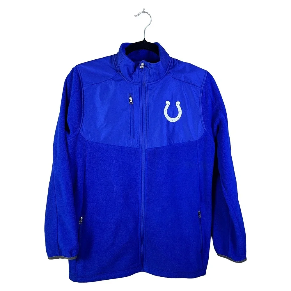 NFL Team Apparel Jacket 2010s Youth L 14/16 Indianapolis Colts Blue Gorpcore